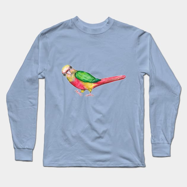 Very cute pineapple conure Long Sleeve T-Shirt by Bwiselizzy